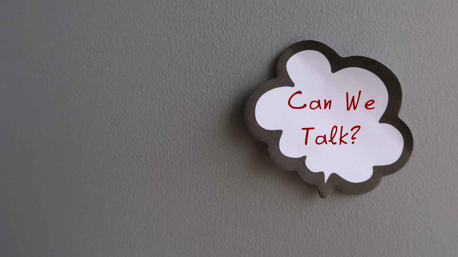 Can we talk? Difficult postdoc conversation